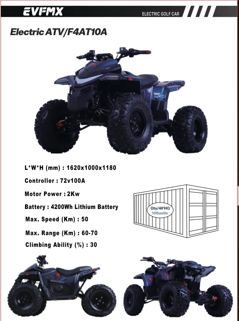 Quadriciclo elétrico F4AT10A