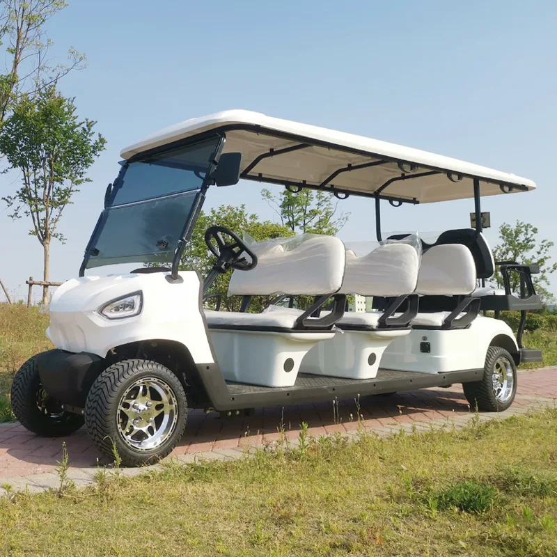 Carrinho de golfe elétrico F4GF62A — 8 lugares
